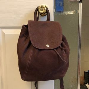 Purple coach backpack